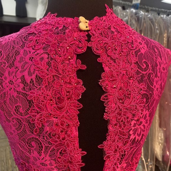 ABBY PARIS PINK SHORT STYLE DRESS - Picture 5 of 8